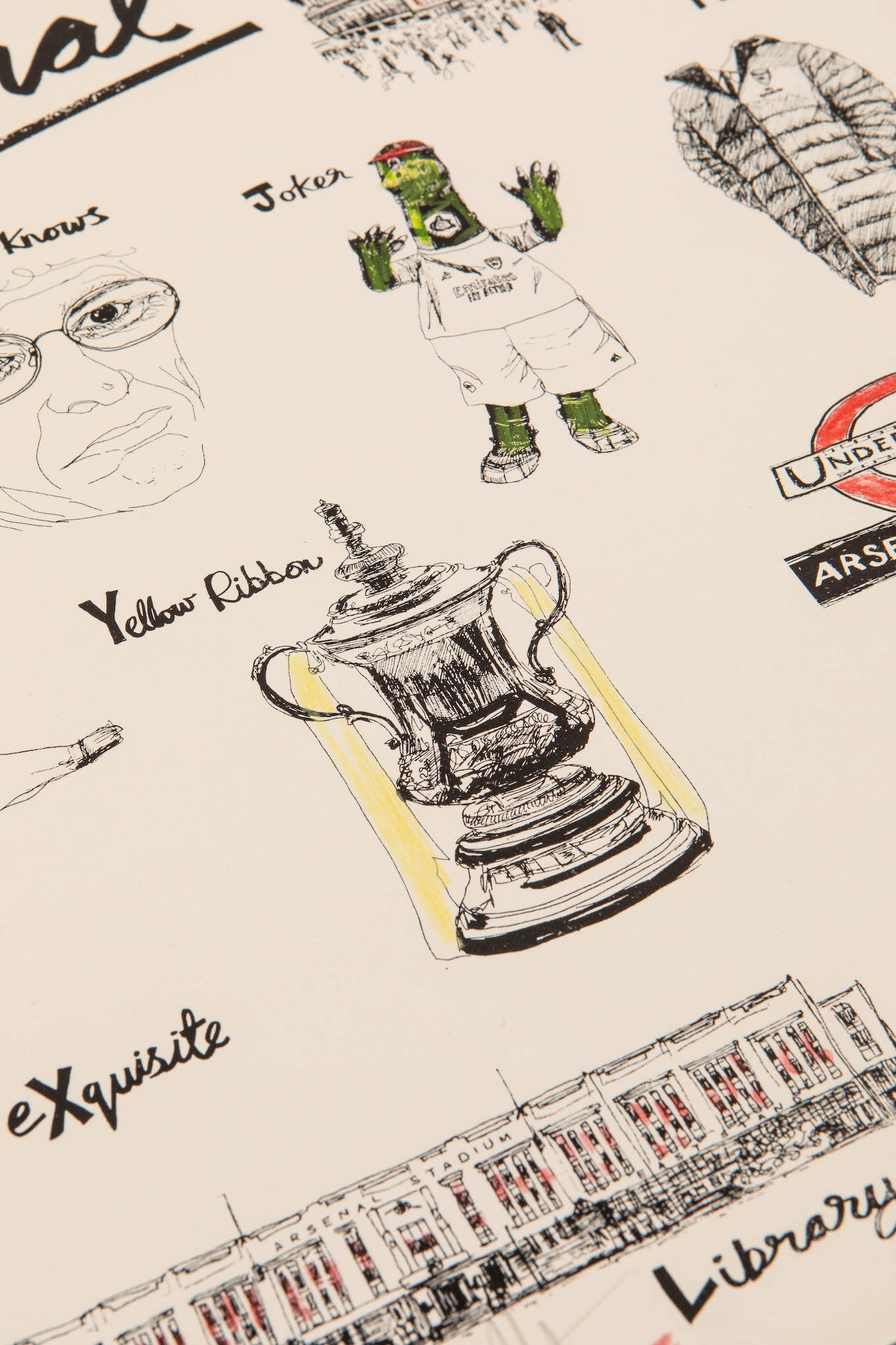 The A-Z of Arsenal | Hand-coloured Edition