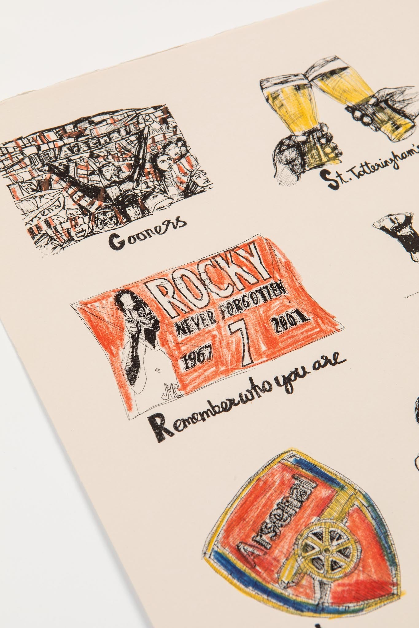 The A-Z of Arsenal | Hand-coloured Edition