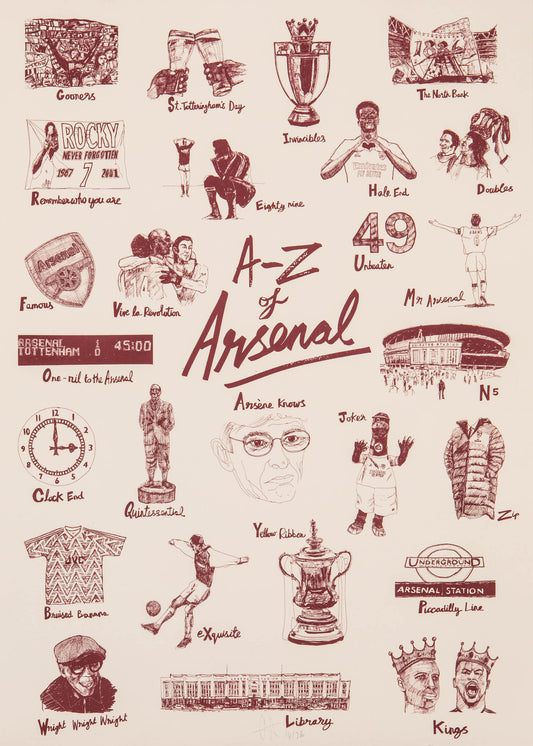 The A-Z of Arsenal | Redcurrant Limited Edition
