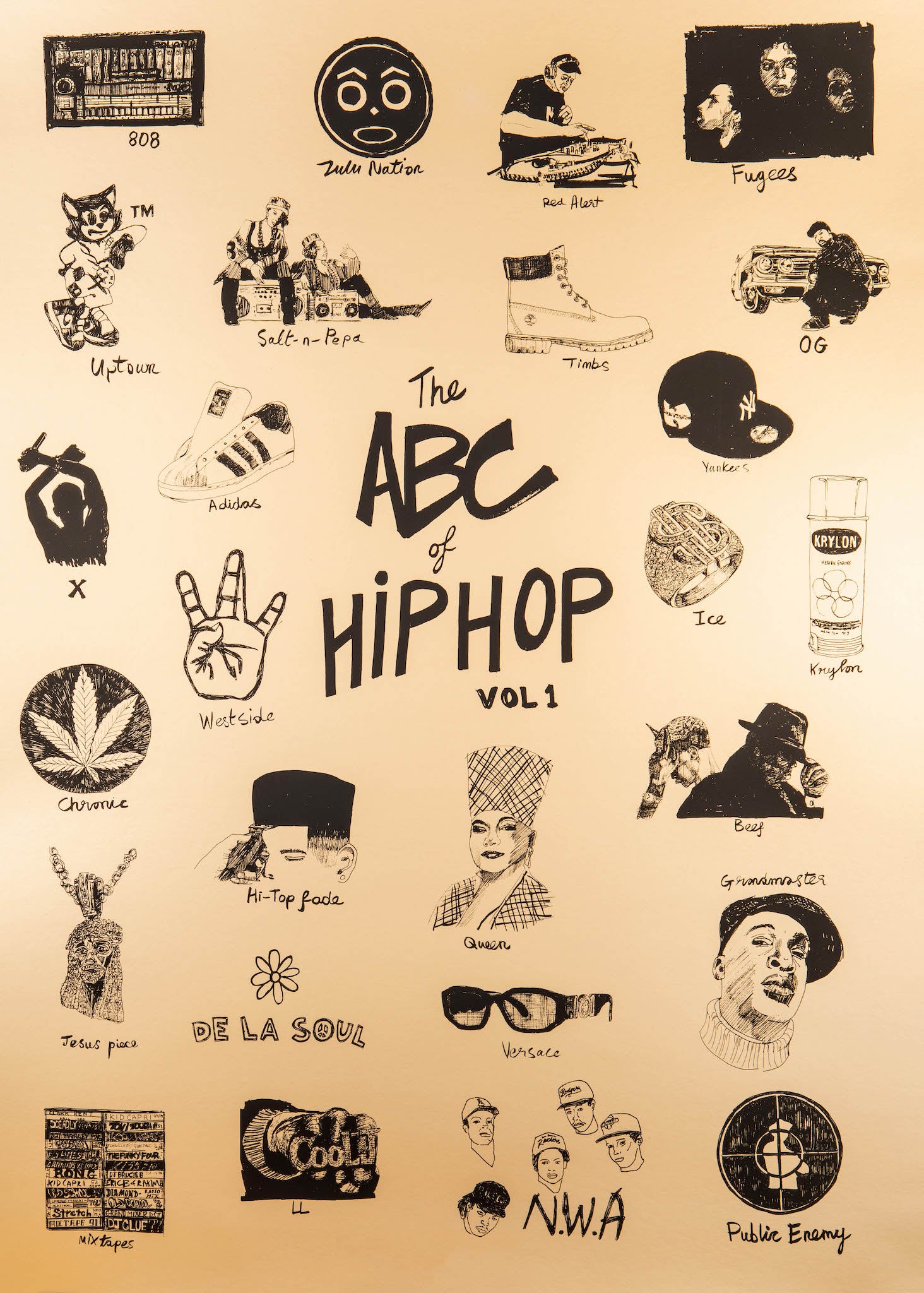 The ABC of Hip Hop Vol 1 | Gold Limited Edition – AZ Ink