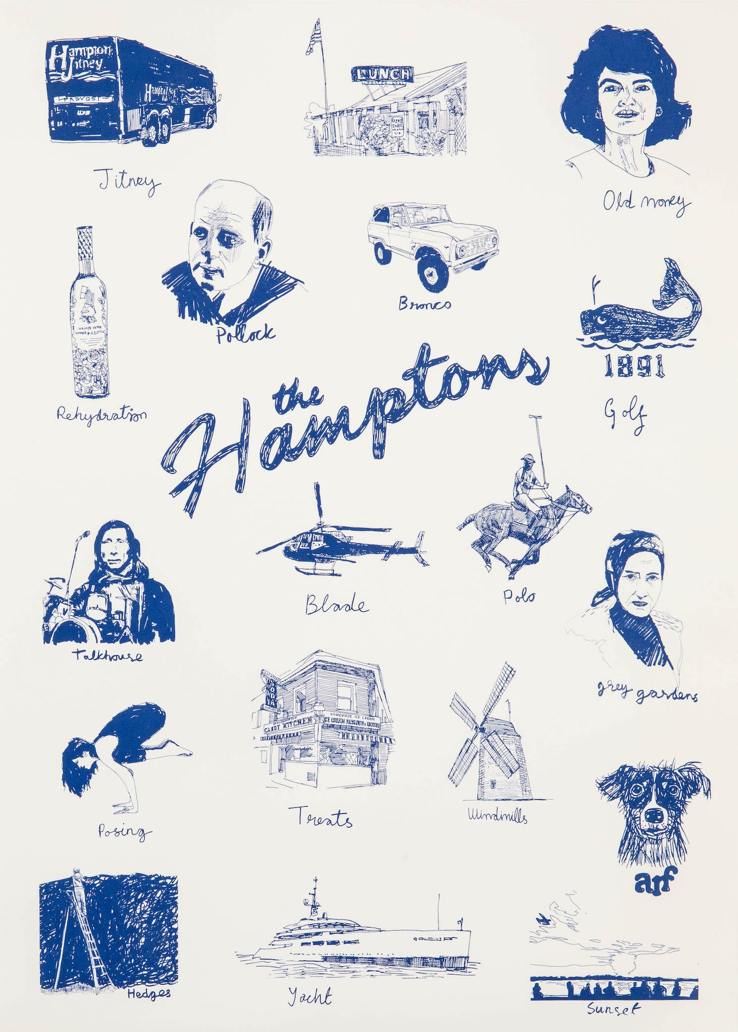 The Hamptons | Blue Edition
