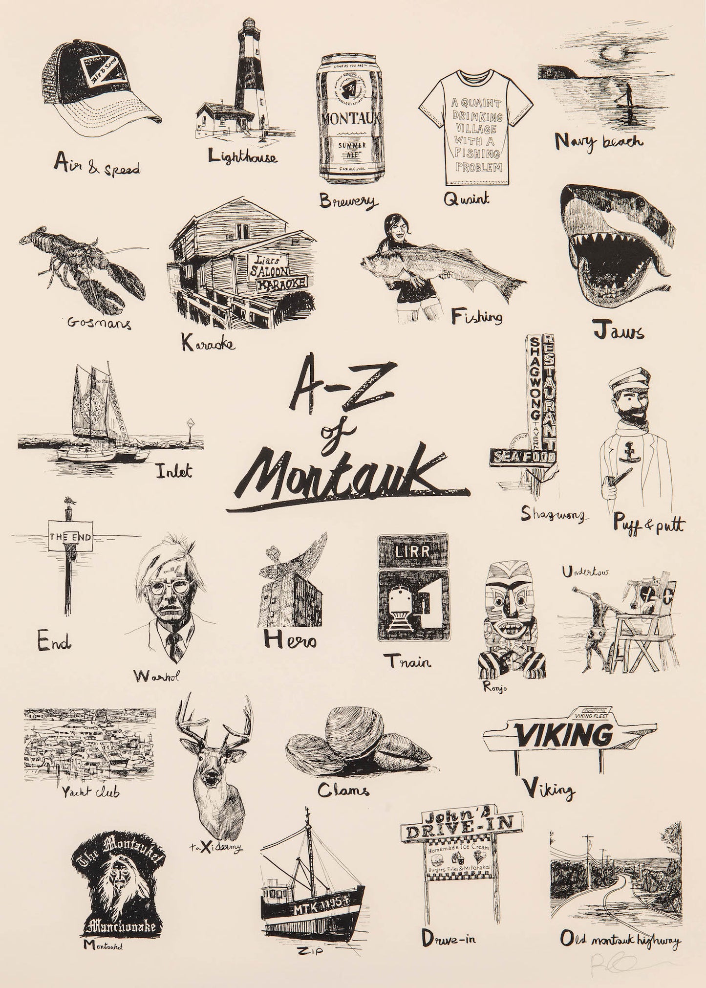 The A-Z of Montauk | Gosmans Black edition