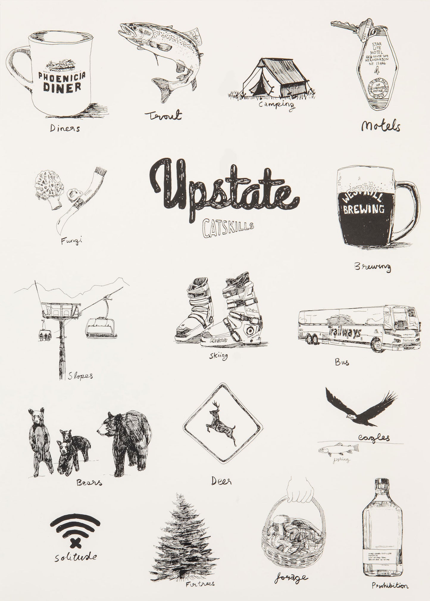 Upstate New York | Black Edition