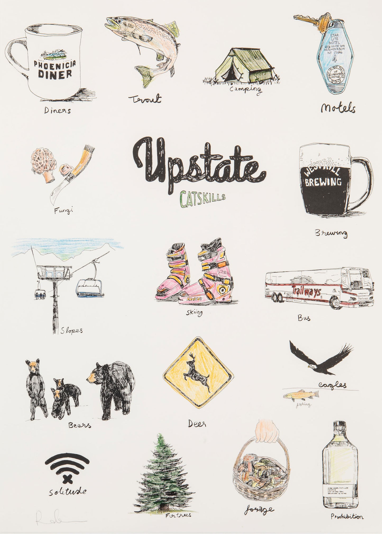 Upstate New York | Hand Colored Edition