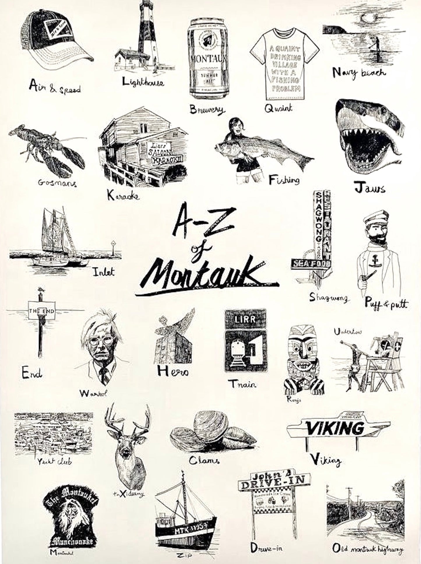 The A-Z of Montauk - Gosmans Black edition