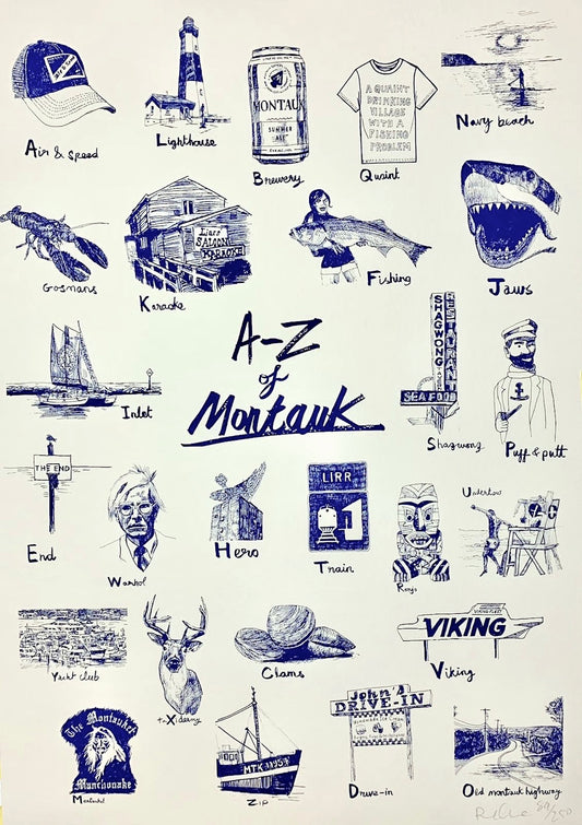 The A-Z of Montauk - Gosman's Blue Limited Edition