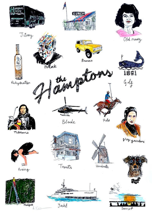 The Hamptons - Hand-Colored Edition