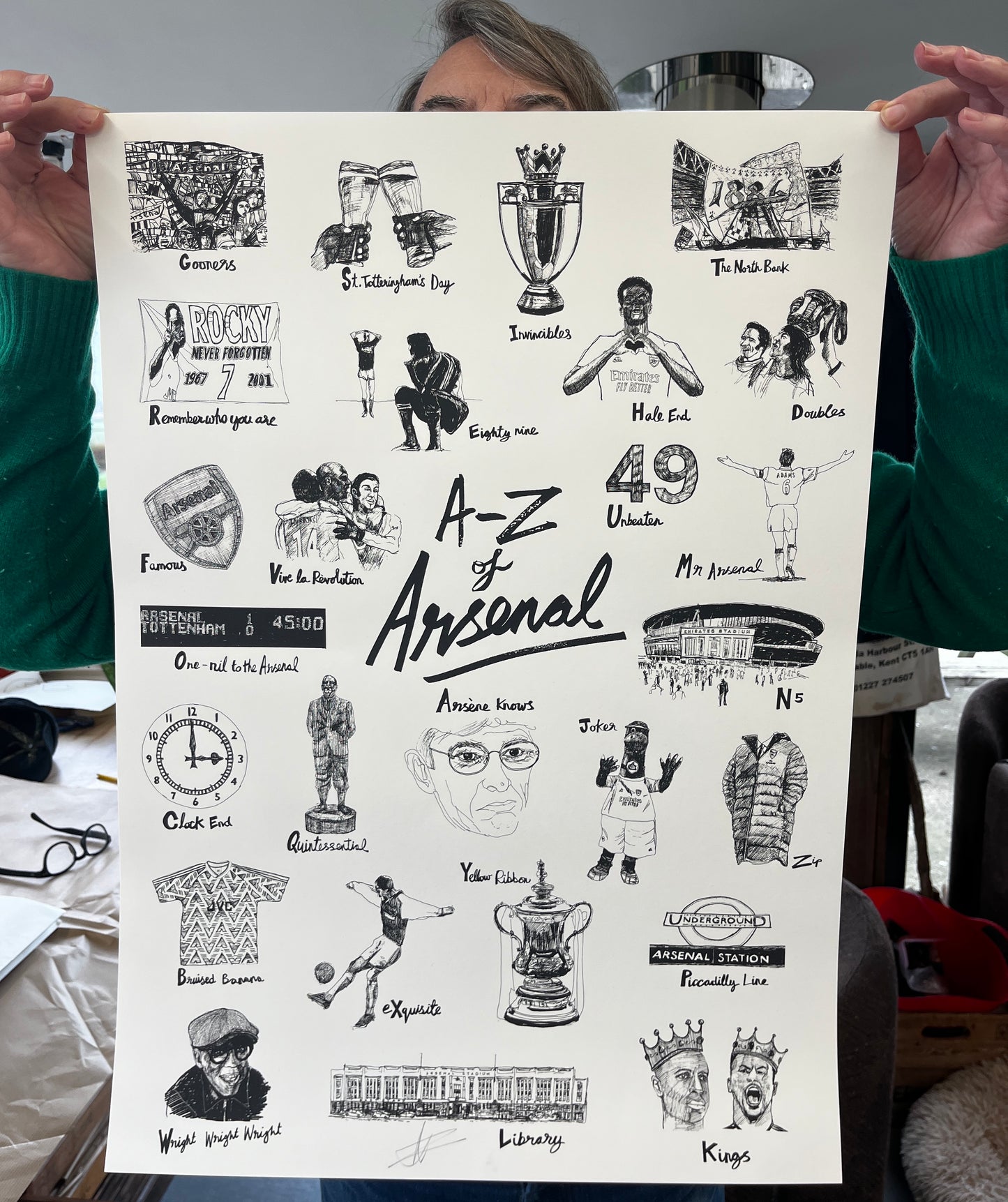 The A-Z of Arsenal | Black & White Edition