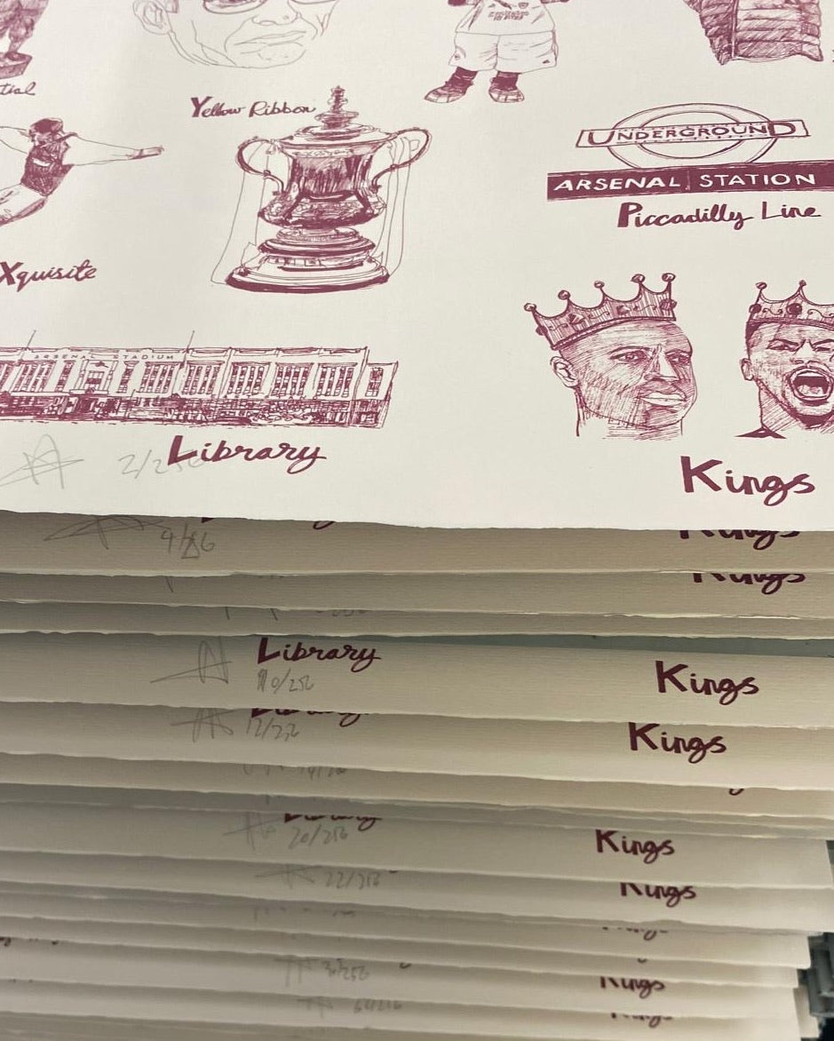 The A-Z of Arsenal | Redcurrant Limited Edition